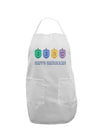 Happy Hanukkah Dreidels Adult Apron-Bib Apron-TooLoud-White-One-Size-Davson Sales