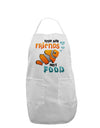 Fish Are Friends Not Food Adult Apron-Bib Apron-TooLoud-White-One-Size-Davson Sales