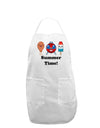 Summer Time Adult Apron-Bib Apron-TooLoud-White-One-Size-Davson Sales