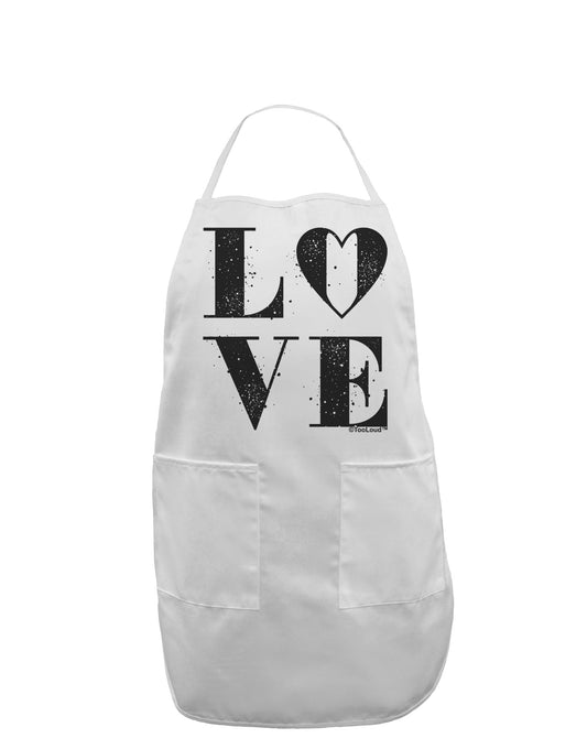 Love Splatter Adult Apron-Bib Apron-TooLoud-White-One-Size-Davson Sales