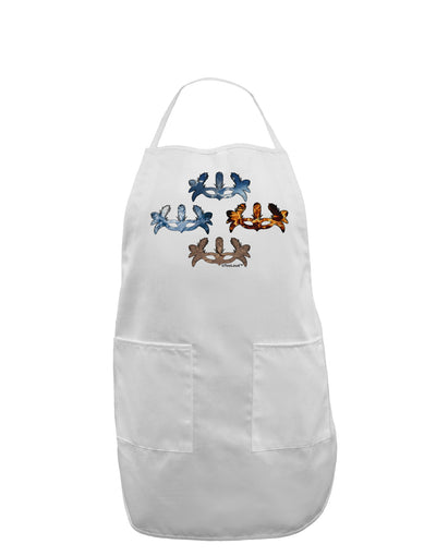 Four Elemental Masquerade Masks Adult Apron by TooLoud-Bib Apron-TooLoud-White-One-Size-Davson Sales