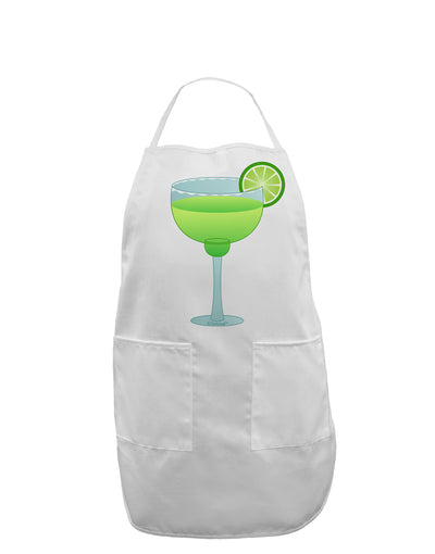 Green Margarita with Lime - Cinco de Mayo Adult Apron by TooLoud-Bib Apron-TooLoud-White-One-Size-Davson Sales