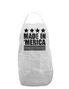 Made in Merica - Stars and Stripes Design Adult Apron-Bib Apron-TooLoud-White-One-Size-Davson Sales