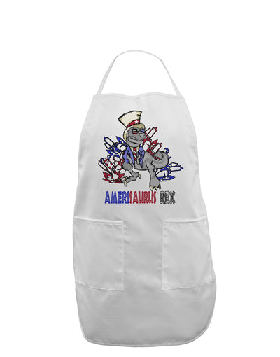 TooLoud AMERISAURUS REX Adult Apron-Bib Apron-TooLoud-White-One-Size-Davson Sales