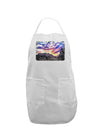 Colorado Rainbow Sunset Text Adult Apron-Bib Apron-TooLoud-White-One-Size-Davson Sales