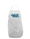 Electro House Bolt Adult Apron-Bib Apron-TooLoud-White-One-Size-Davson Sales