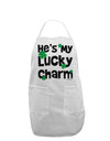 He's My Lucky Charm - Matching Couples Design Adult Apron by TooLoud-Bib Apron-TooLoud-White-One-Size-Davson Sales