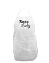 Boss Lady - Boss Day Adult Apron-Bib Apron-TooLoud-White-One-Size-Davson Sales