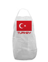 Turkey Flag with Text Adult Apron by TooLoud-Bib Apron-TooLoud-White-One-Size-Davson Sales