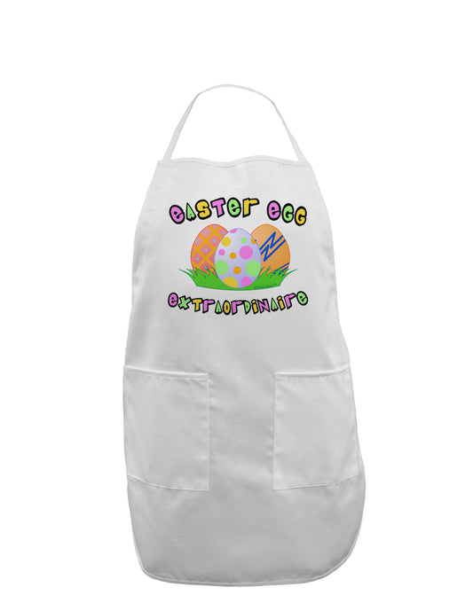 Easter Egg Extraordinaire Adult Apron-Bib Apron-TooLoud-White-One-Size-Davson Sales
