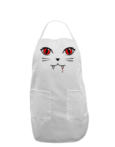 TooLoud Vamp Kitty Adult Apron-Bib Apron-TooLoud-White-One-Size-Davson Sales