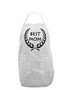 Best Mom - Wreath Design Adult Apron by TooLoud-Bib Apron-TooLoud-White-One-Size-Davson Sales