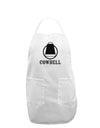 Cowbell Adult Apron-Bib Apron-TooLoud-White-One-Size-Davson Sales