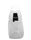 Alabama - United States Shape Adult Apron by TooLoud-Bib Apron-TooLoud-White-One-Size-Davson Sales