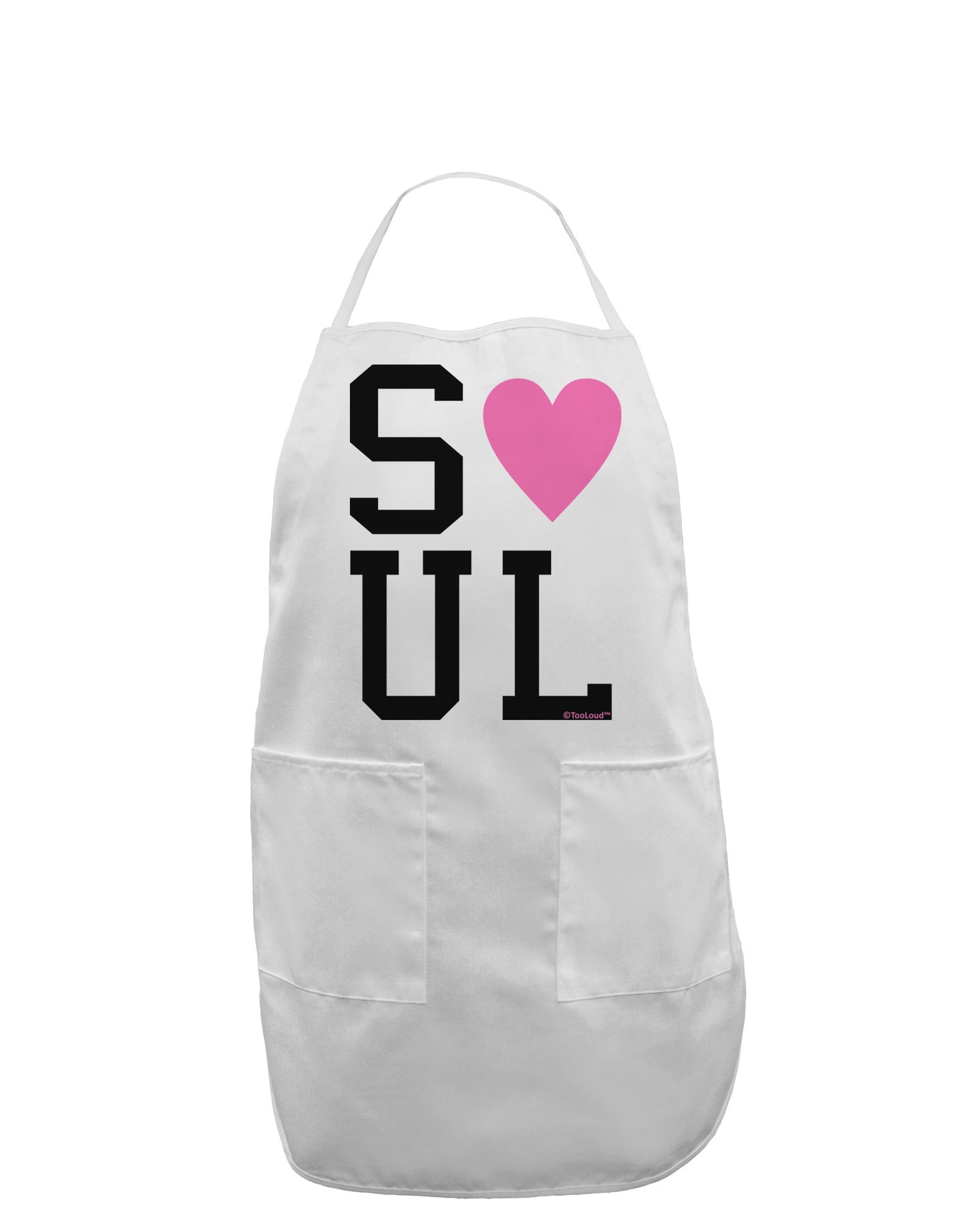 Matching Soulmate Design - Soul - Pink Adult Apron by TooLoud-Bib Apron-TooLoud-White-One-Size-Davson Sales