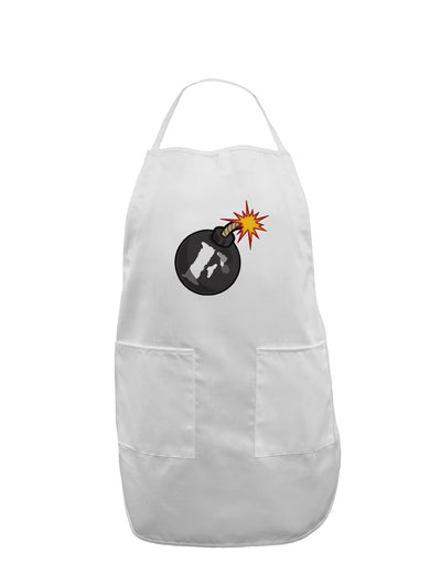 F-Bomb Funny Adult Apron by TooLoud-Bib Apron-TooLoud-White-One-Size-Davson Sales