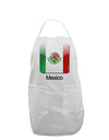 Mexican Flag App Icon - Text Adult Apron by TooLoud-Bib Apron-TooLoud-White-One-Size-Davson Sales