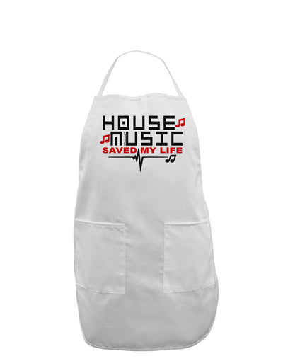 House Saved My Life Adult Apron-Bib Apron-TooLoud-White-One-Size-Davson Sales