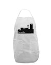 Seattle Skyline with Space Needle Adult Apron by TooLoud-Bib Apron-TooLoud-White-One-Size-Davson Sales