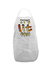 It's Lit Fam Adult Apron-Bib Apron-TooLoud-White-One-Size-Davson Sales