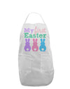 My First Easter - Three Bunnies Adult Apron by TooLoud-Bib Apron-TooLoud-White-One-Size-Davson Sales