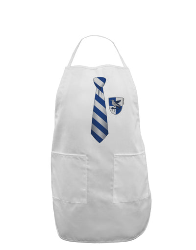 Wizard Tie Blue and Silver Adult Apron-Bib Apron-TooLoud-White-One-Size-Davson Sales