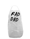 Rad Dad Design Adult Apron-Bib Apron-TooLoud-White-One-Size-Davson Sales