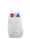 Collegiate USA Adult Apron-Bib Apron-TooLoud-White-One-Size-Davson Sales