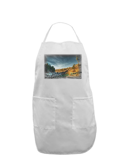 Castlewood Canyon Old Photo Adult Apron-Bib Apron-TooLoud-White-One-Size-Davson Sales