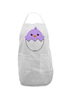 Cute Hatching Chick - Purple Adult Apron by TooLoud-Bib Apron-TooLoud-White-One-Size-Davson Sales