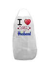 I Love Heart My Husband Adult Apron-Bib Apron-TooLoud-White-One-Size-Davson Sales