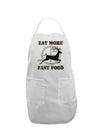 Eat More Fast Food - Deer Adult Apron-Bib Apron-TooLoud-White-One-Size-Davson Sales