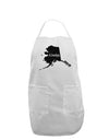 Alaska - United States Shape Adult Apron by TooLoud-Bib Apron-TooLoud-White-One-Size-Davson Sales