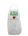 Spike My Eggnog Adult Apron-Bib Apron-TooLoud-White-One-Size-Davson Sales