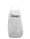 Libertarian Slogan Adult Apron-Bib Apron-TooLoud-White-One-Size-Davson Sales