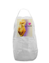 I Heart My Rooster Adult Apron-Bib Apron-TooLoud-White-One-Size-Davson Sales