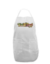 Fruity Text Adult Apron-Bib Apron-TooLoud-White-One-Size-Davson Sales