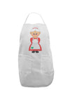 Cute Mrs Santa Claus Christmas Adult Apron-Bib Apron-TooLoud-White-One-Size-Davson Sales