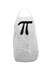 Pi Symbol Glitter - Black Adult Apron by TooLoud-Bib Apron-TooLoud-White-One-Size-Davson Sales