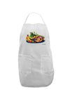 TooLoud Watercolor Fruit Bowl 3 Adult Apron-Bib Apron-TooLoud-White-One-Size-Davson Sales