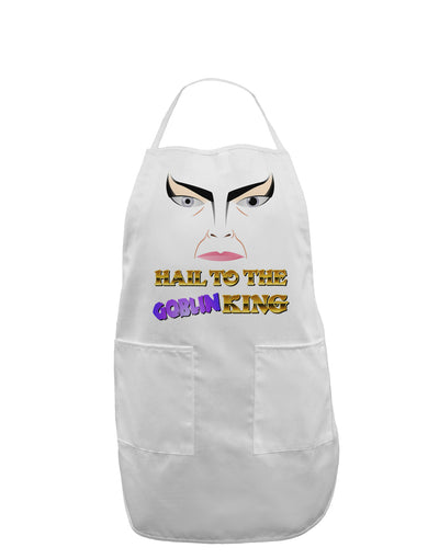 Hail to the Goblin King Adult Apron-Bib Apron-TooLoud-White-One-Size-Davson Sales