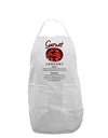 Birthstone Garnet Adult Apron-Bib Apron-TooLoud-White-One-Size-Davson Sales