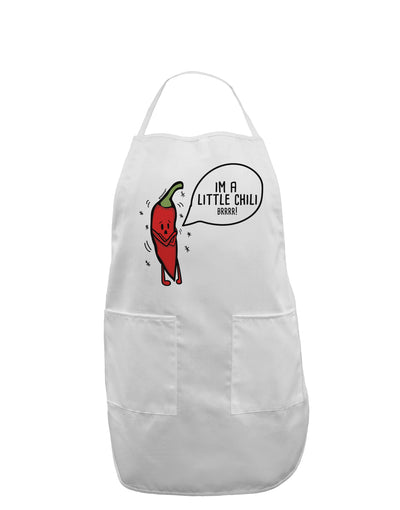 I'm a Little Chilli Adult Apron-Bib Apron-TooLoud-White-One-Size-Davson Sales