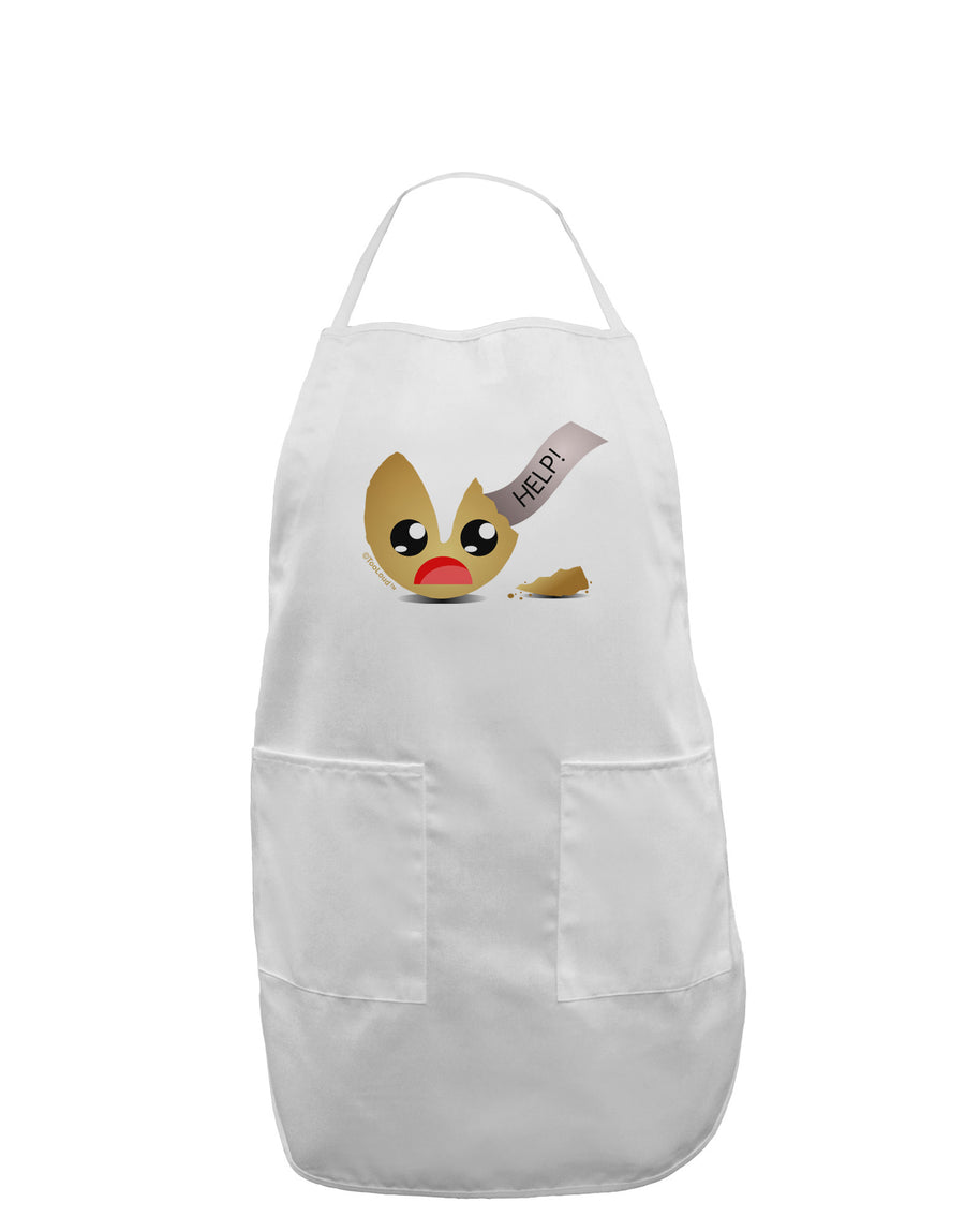 Dismembered Fortune Cookie Adult Apron-Bib Apron-TooLoud-White-One-Size-Davson Sales