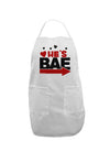 He's BAE - Right Arrow Adult Apron-Bib Apron-TooLoud-White-One-Size-Davson Sales