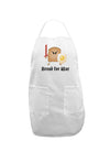 Bread for War Adult Apron-Bib Apron-TooLoud-White-One-Size-Davson Sales