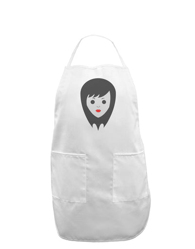 Lil Countess Adult Apron-Bib Apron-TooLoud-White-One-Size-Davson Sales