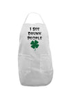 I See Drunk People Funny Adult Apron by TooLoud-Bib Apron-TooLoud-White-One-Size-Davson Sales