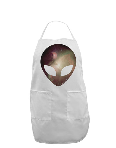 Extraterrestrial Face - Space #2 Adult Apron by TooLoud-Bib Apron-TooLoud-White-One-Size-Davson Sales