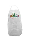 I'm a Unicorn Text Adult Apron-Bib Apron-TooLoud-White-One-Size-Davson Sales